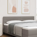 Kopfteil Taupe 180 cm Stoff