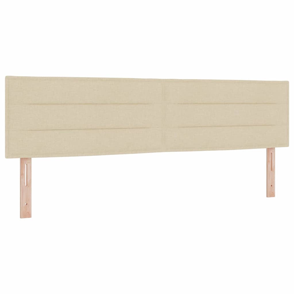 Kopfteil Creme 180 cm Stoff