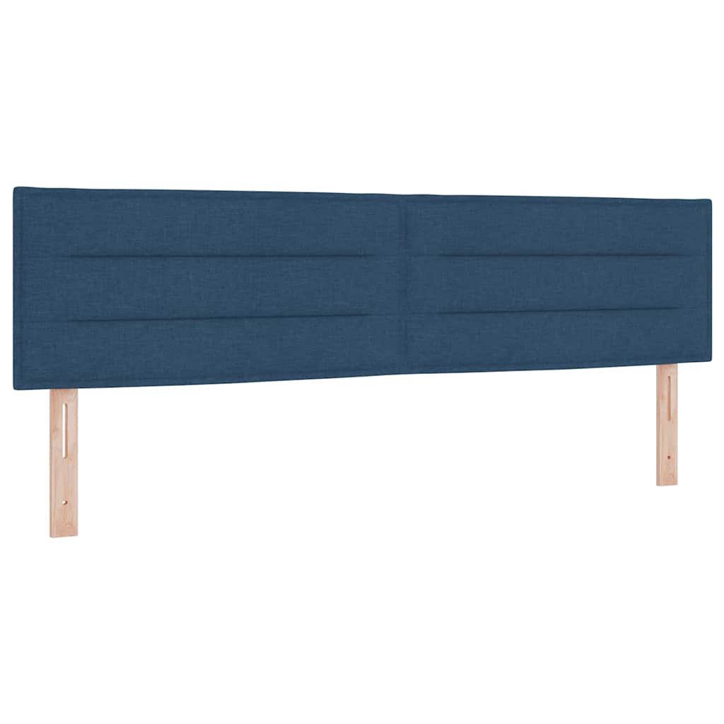 Kopfteil Blau 180 cm Stoff
