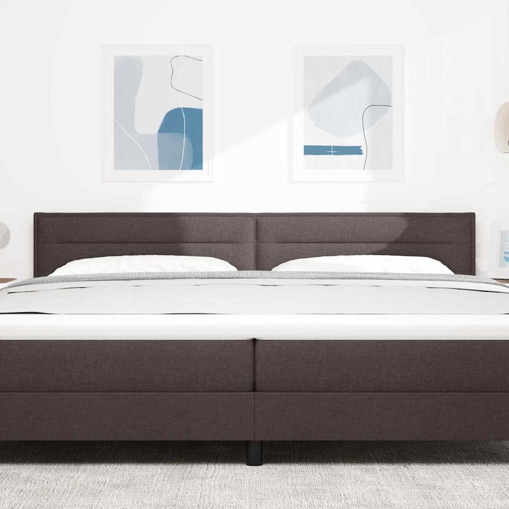 Kopfteil Dunkelbraun 200 cm Stoff