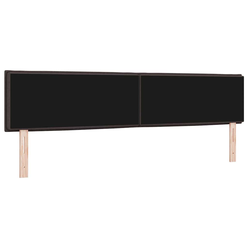 Kopfteil Dunkelbraun 200 cm Stoff