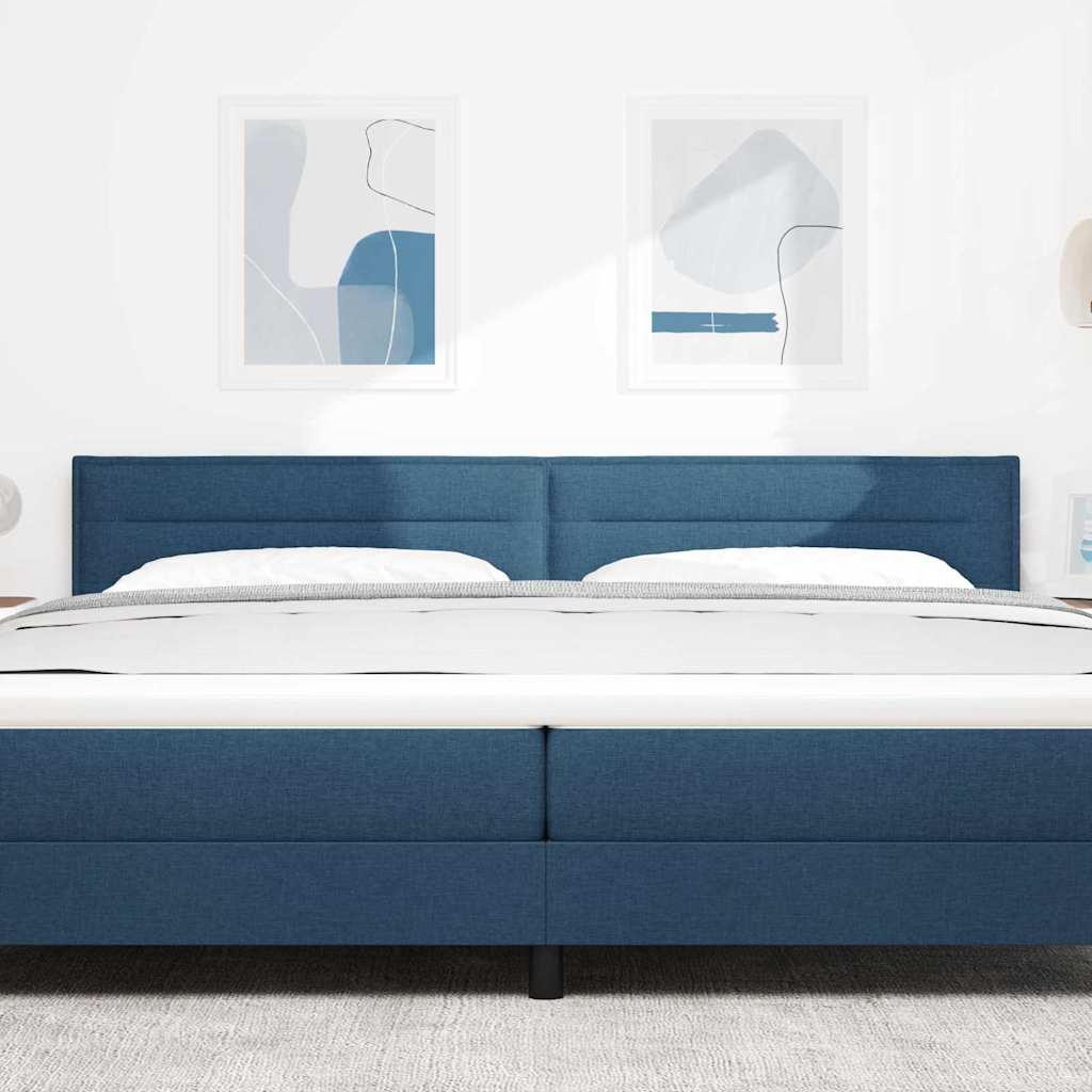 Kopfteil Blau 200 cm Stoff