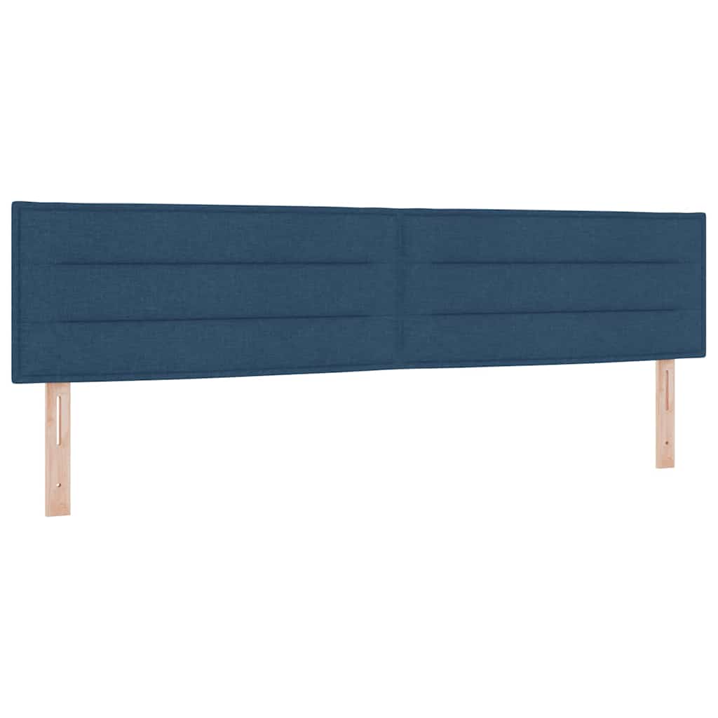 Kopfteil Blau 200 cm Stoff
