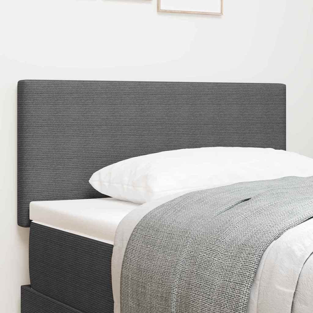 Kopfteil Hellgrau 80 cm Cordstoff
