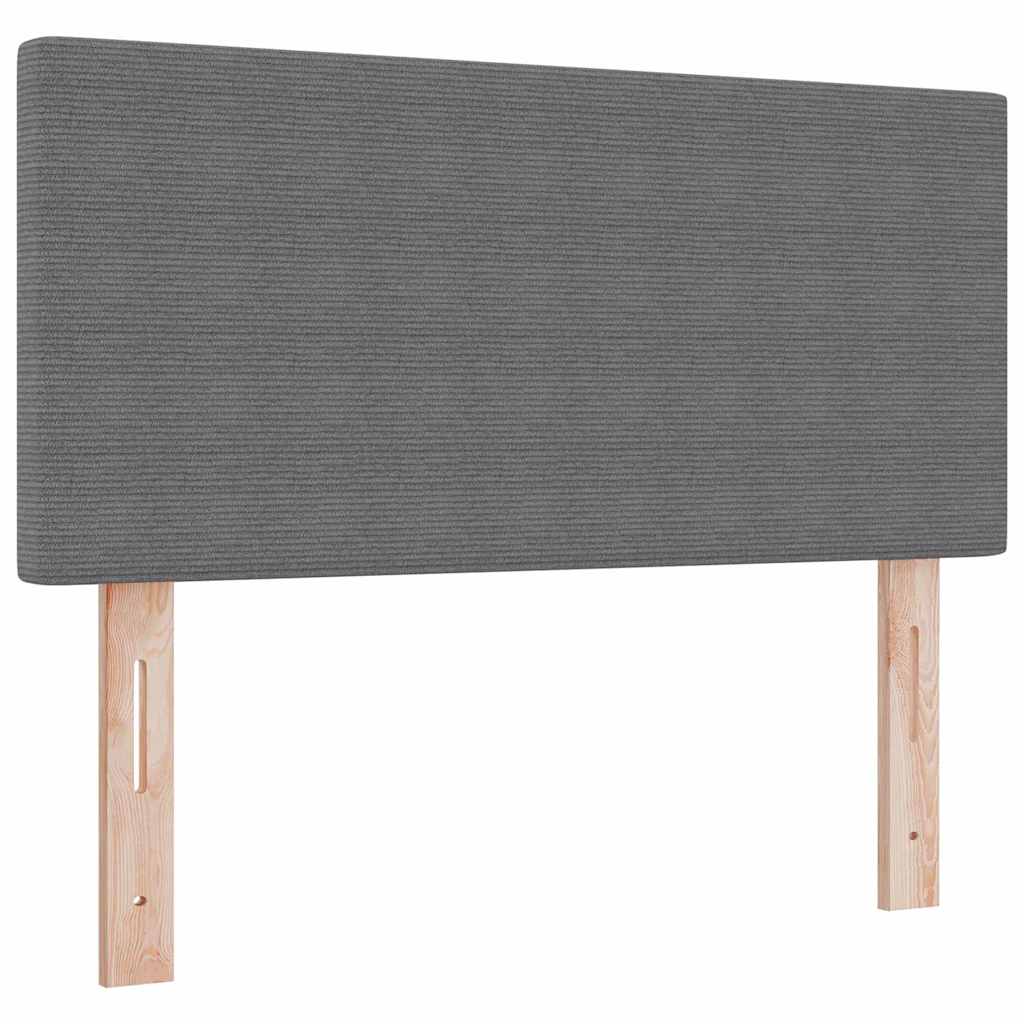 Kopfteil Hellgrau 80 cm Cordstoff