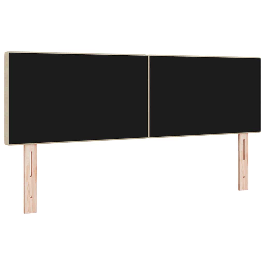 Kopfteil Hellgrün-Grau 144 cm Cordstoff