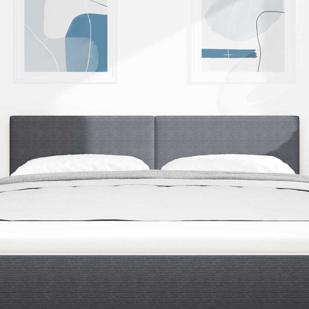 Kopfteil Dunkelgrau 160 cm Cordstoff