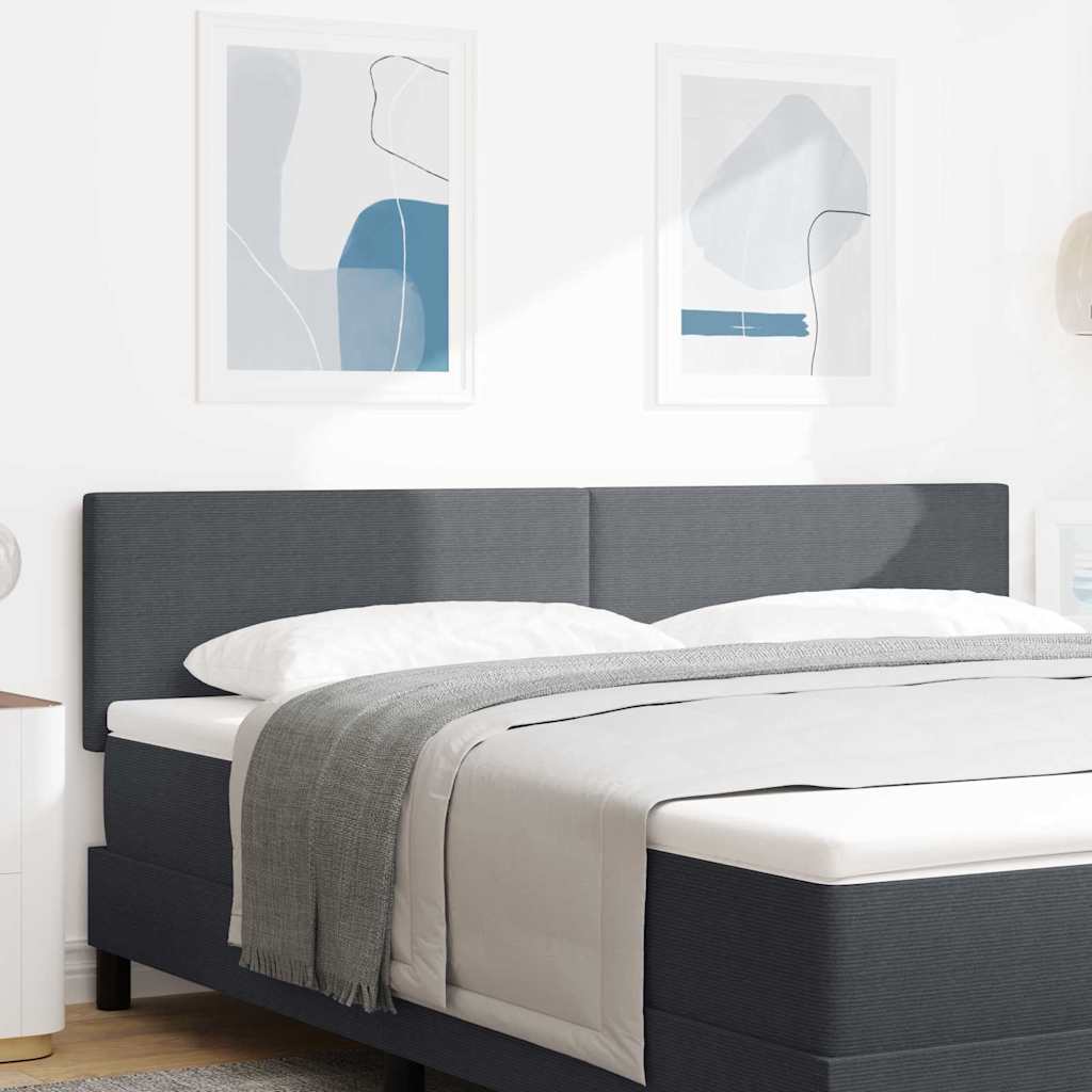 Kopfteil Dunkelgrau 180 cm Cordstoff