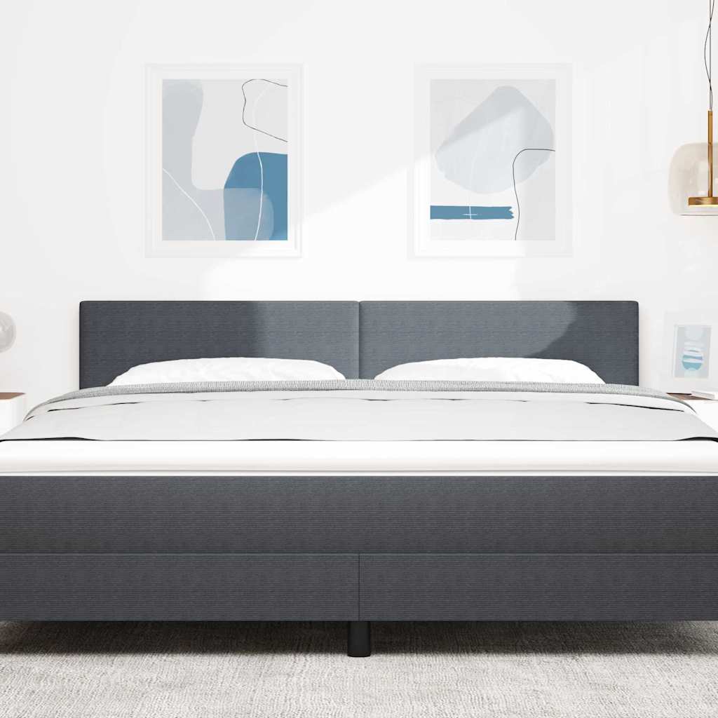Kopfteil Dunkelgrau 180 cm Cordstoff