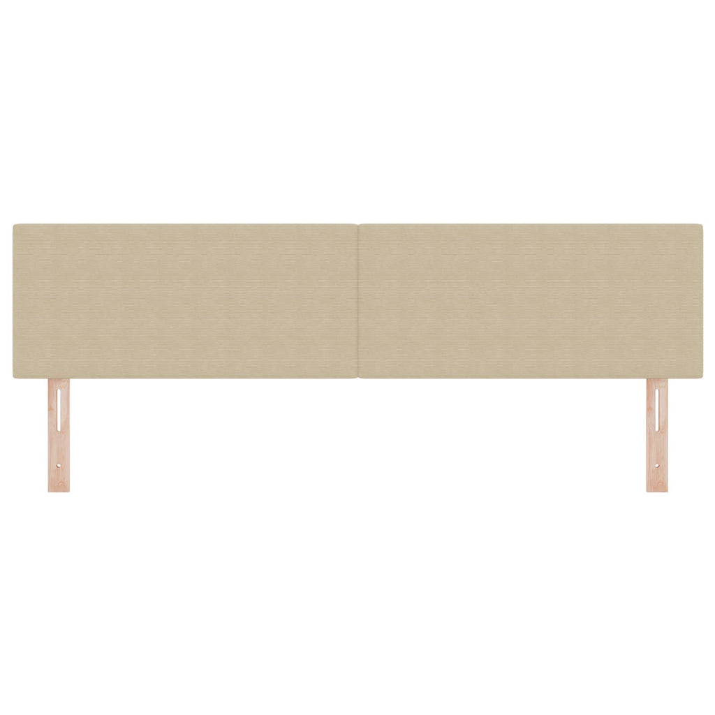 Kopfteil Hellgrün-Grau 180 cm Cordstoff