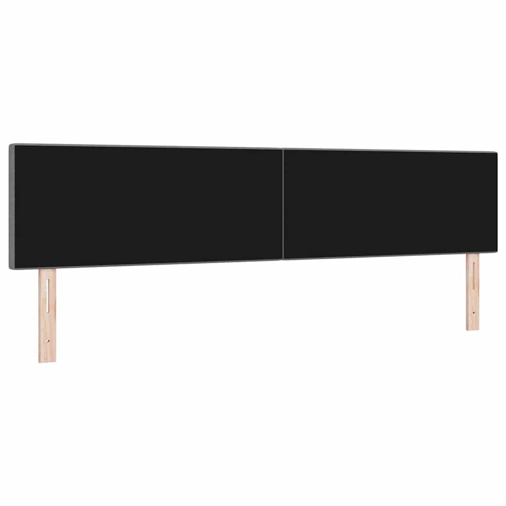 Kopfteil Hellgrau 200 cm Cordstoff