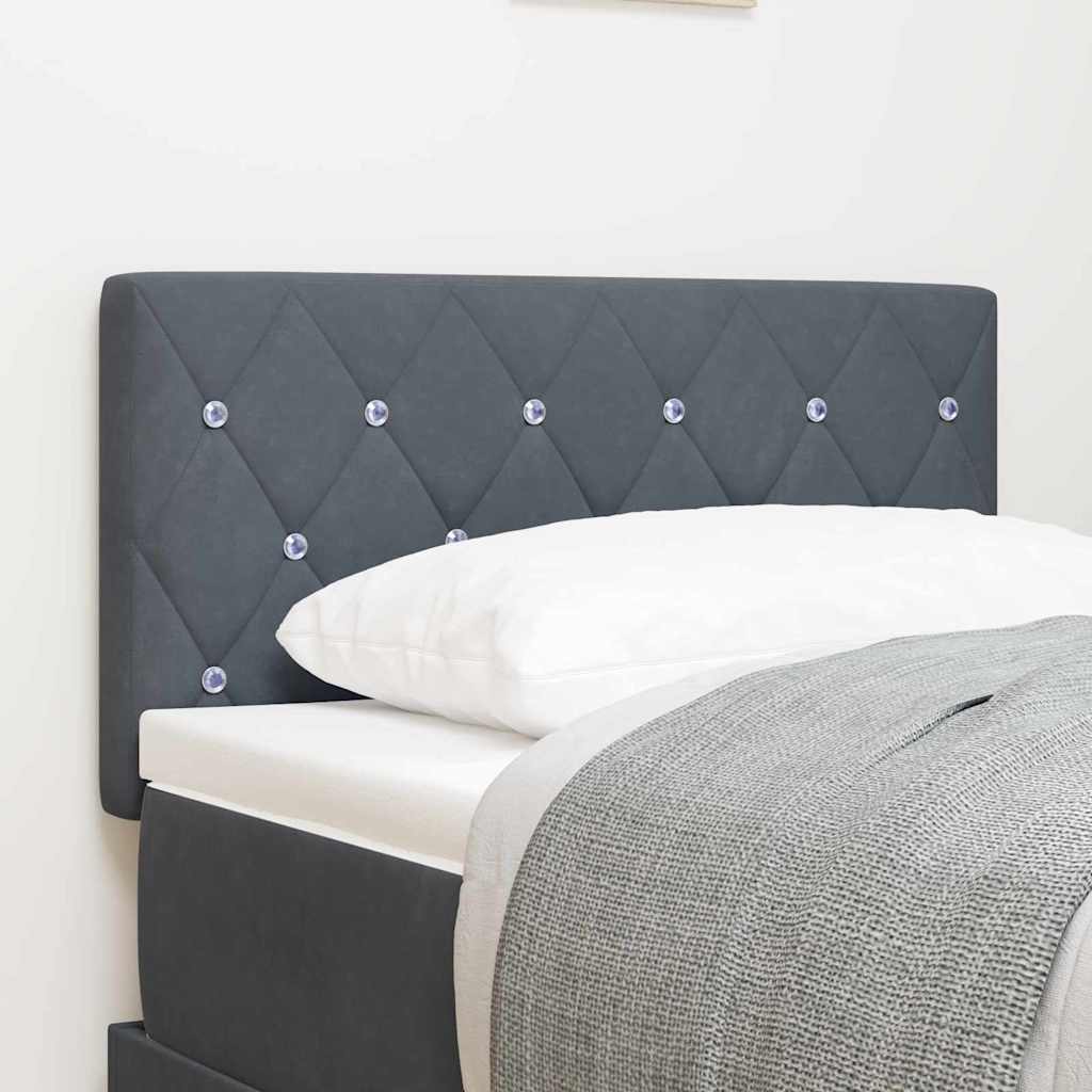 Kopfteil Dunkelgrau 80 cm Samt