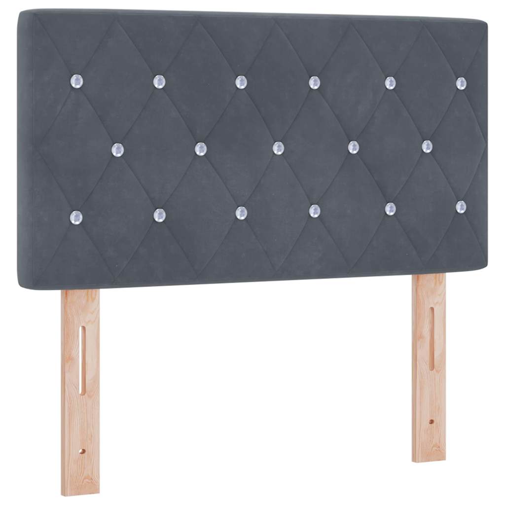 Kopfteil Dunkelgrau 80 cm Samt