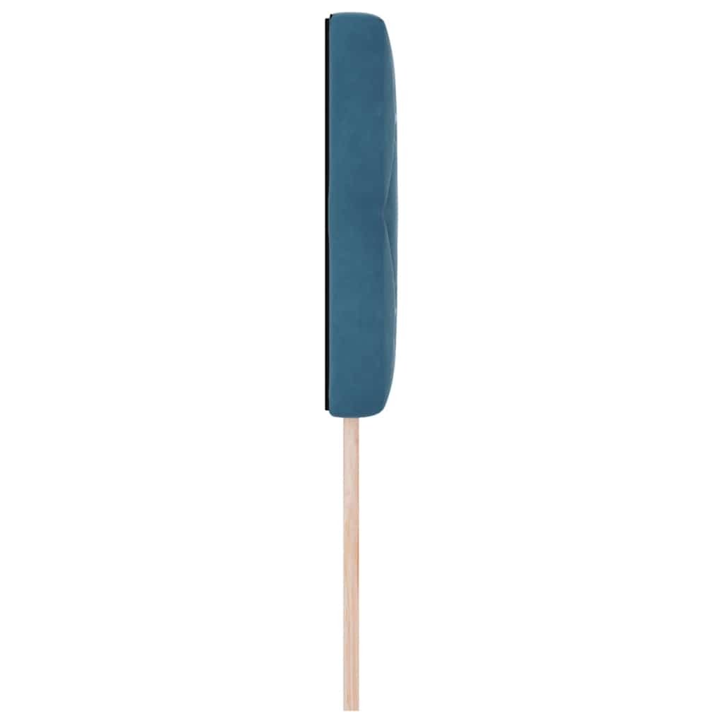 Kopfteil Dunkelblau 80 cm Samt