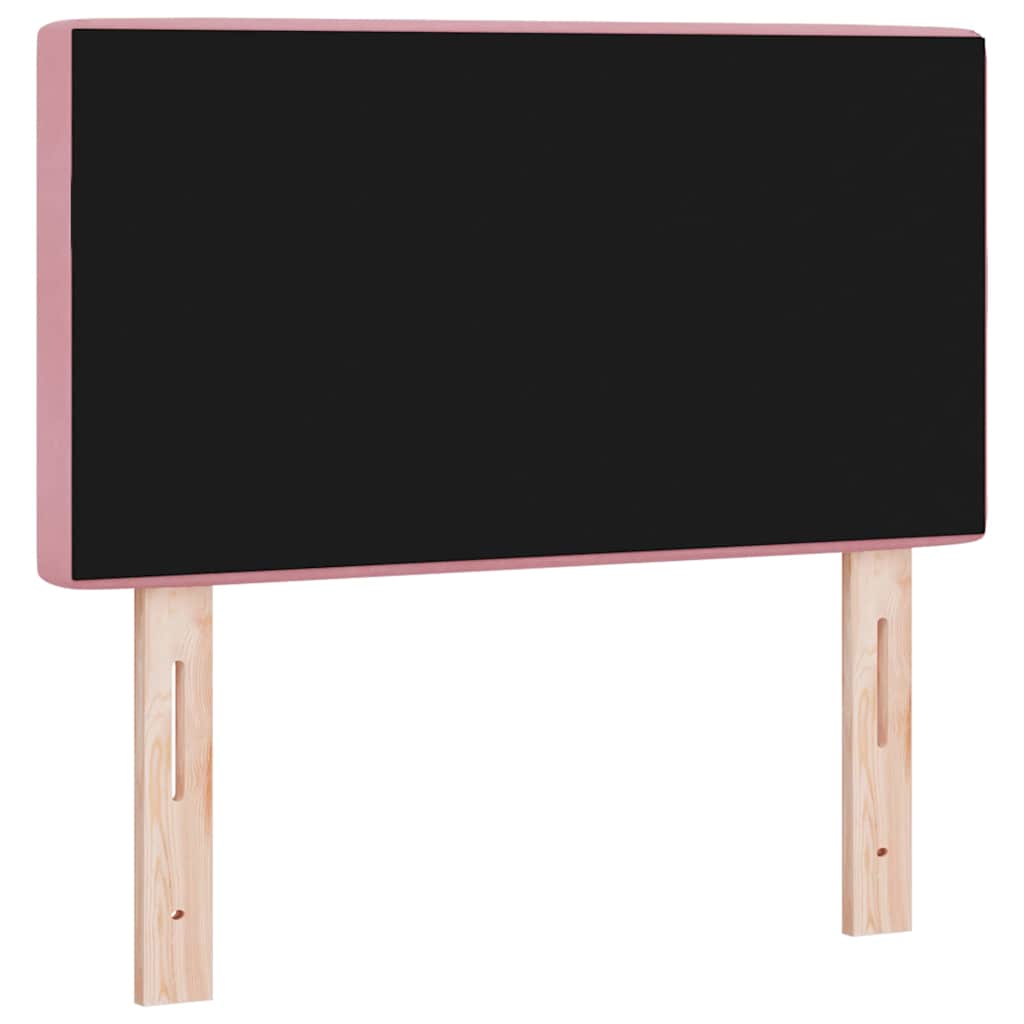 Kopfteil Rosa 80 cm Samt