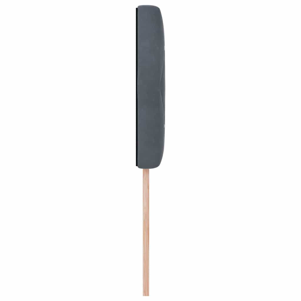 Kopfteil Dunkelgrau 90 cm Samt