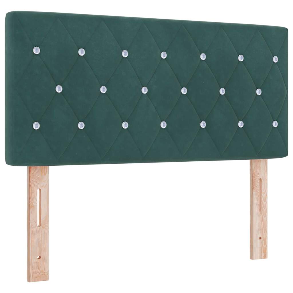 Kopfteil Dunkelgrün 90 cm Samt