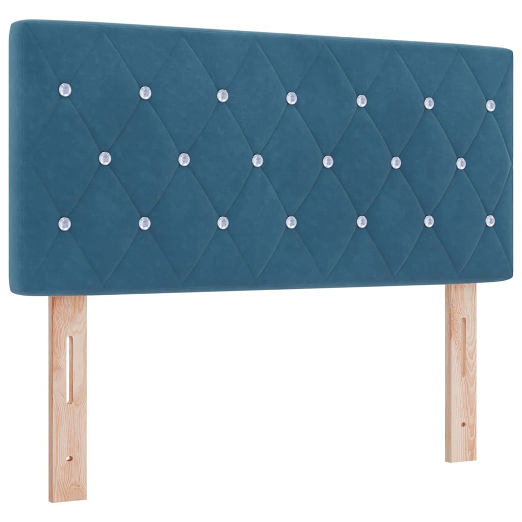 Kopfteil Dunkelblau 90 cm Samt