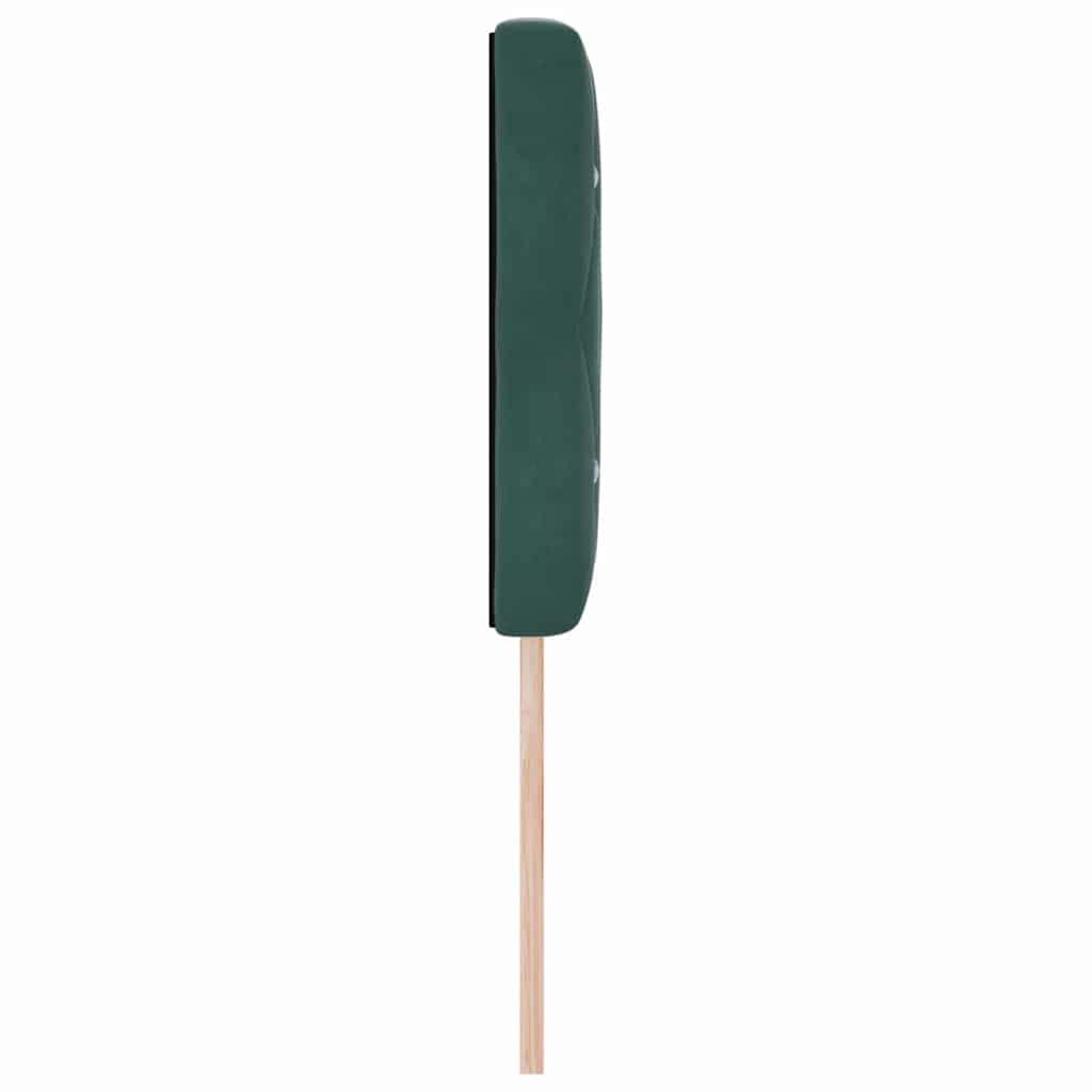 Kopfteil Dunkelgrün 144 cm Samt