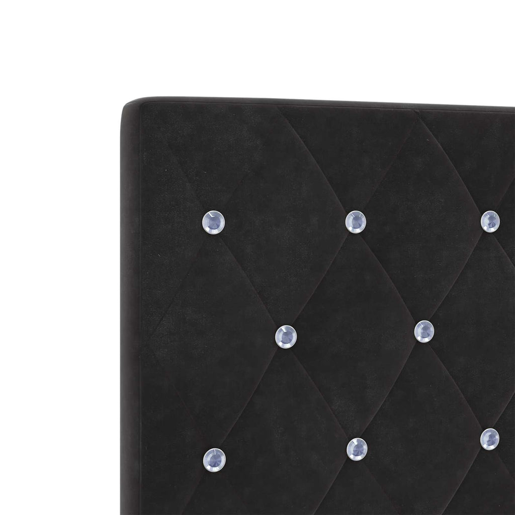 Kopfteil Schwarz 160 cm Samt