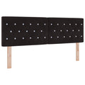 Kopfteil Schwarz 160 cm Samt