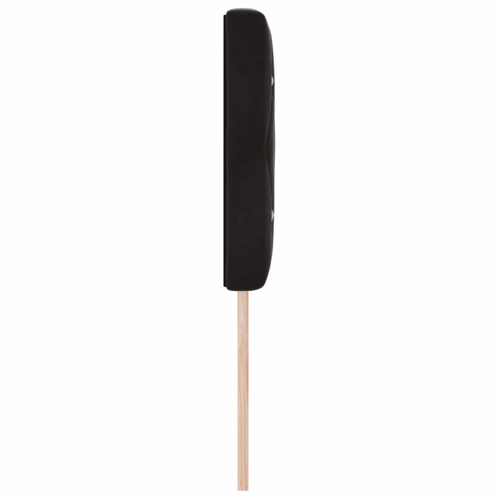 Kopfteil Schwarz 160 cm Samt