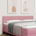 Kopfteil Rosa 180 cm Samt