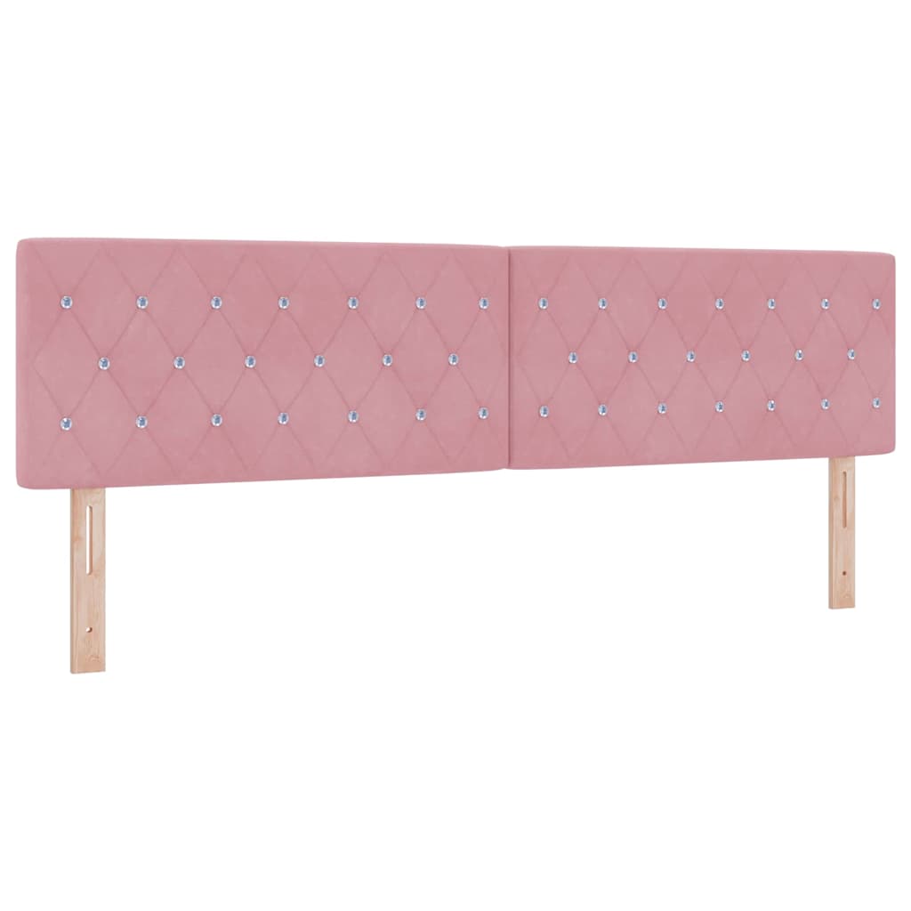 Kopfteil Rosa 180 cm Samt