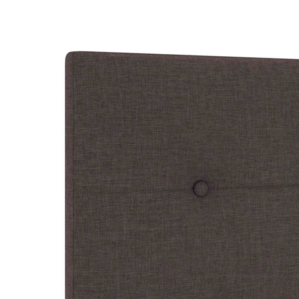Höhenverstellbares Kopfteil Dunkelbraun 80 cm Stoff