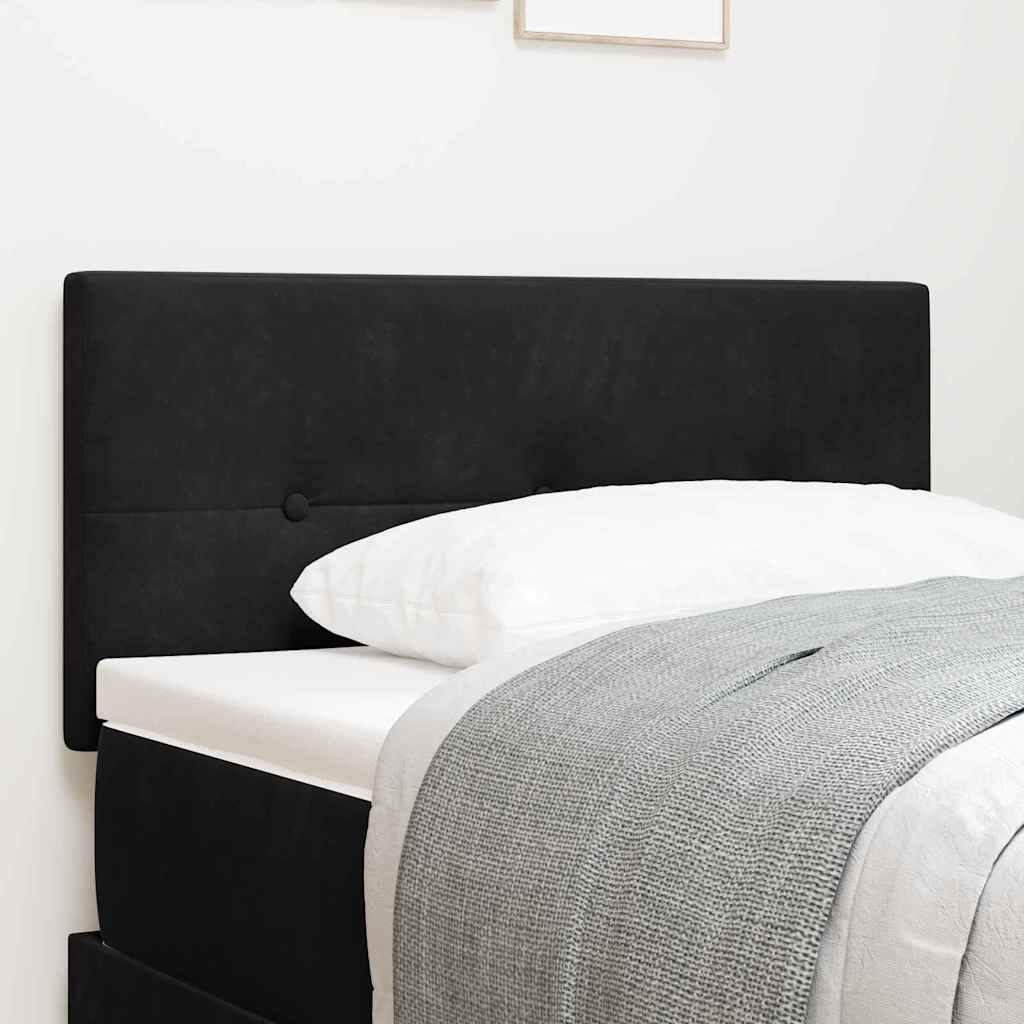 Kopfteil Schwarz 80 cm Samt