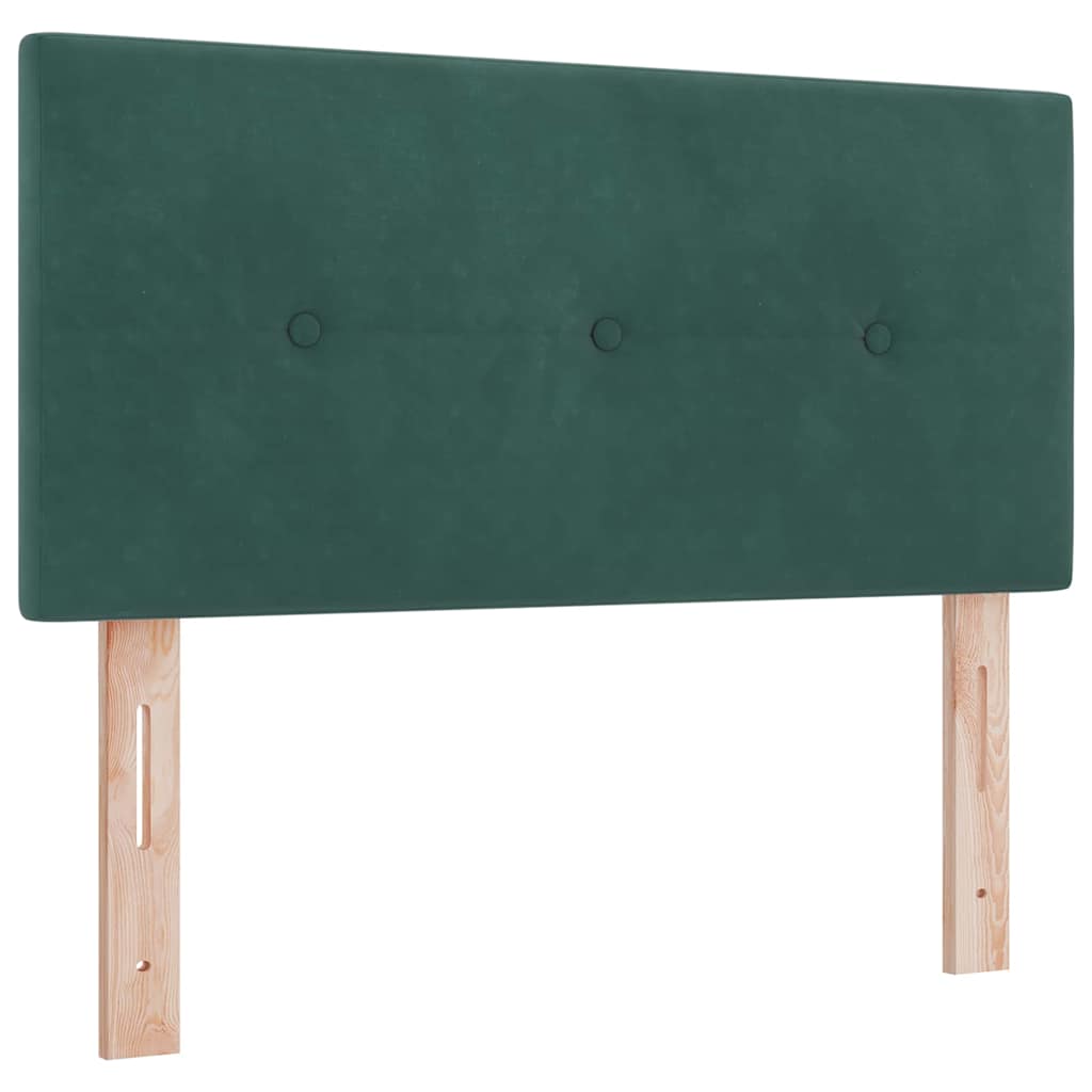 Kopfteil Dunkelgrün 80 cm Samt