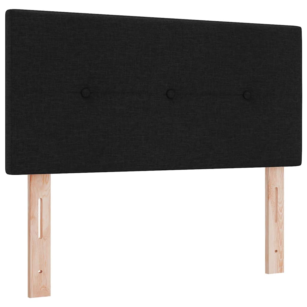 Höhenverstellbares Kopfteil mit Kopfteil Schwarz 90 cm Stoff