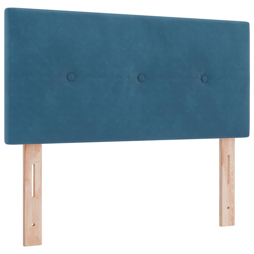 Kopfteil Dunkelblau 90 cm Samt