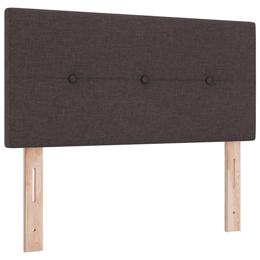 Höhenverstellbares Kopfteil Dunkelbraun 100 cm Stoff
