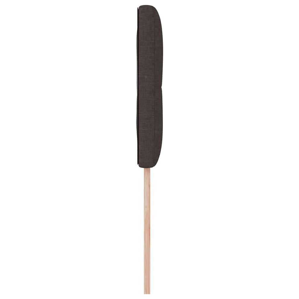 Höhenverstellbares Kopfteil Dunkelbraun 100 cm Stoff