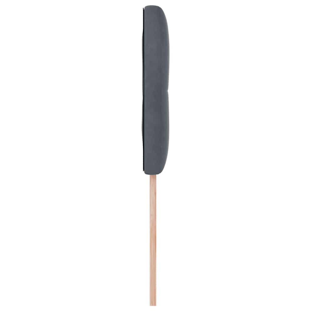 Kopfteil Dunkelgrau 100 cm Samt