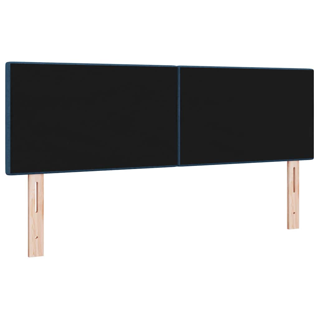 Höhenverstellbares Kopfteil mit Kopfteil Blau 144 cm Stoff
