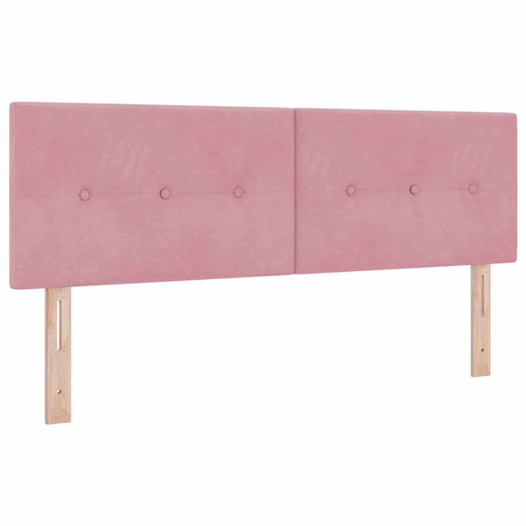 Kopfteil Rosa 144 cm Samt