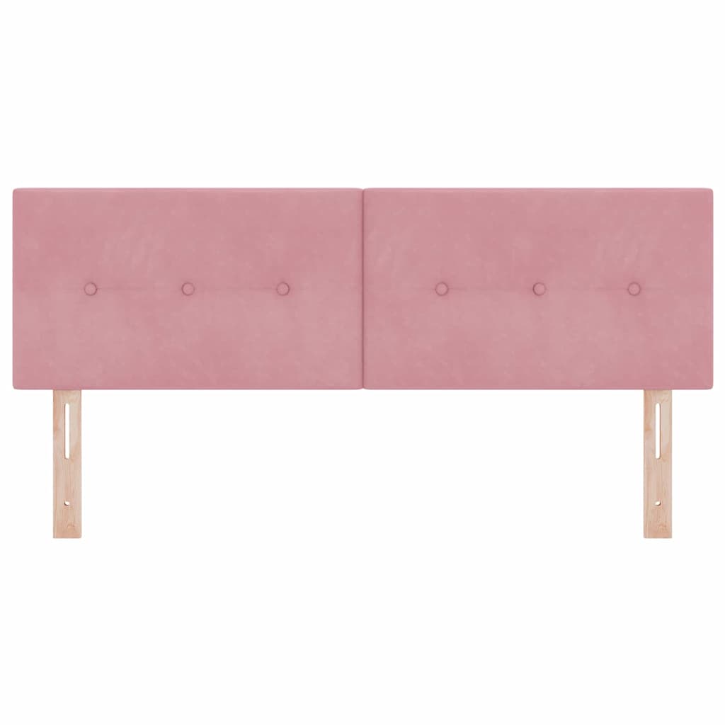 Kopfteil Rosa 144 cm Samt