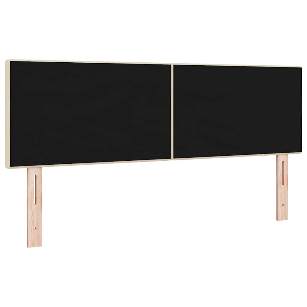 Höhenverstellbares Kopfteil mit Kopfteil Creme 160 cm Stoff