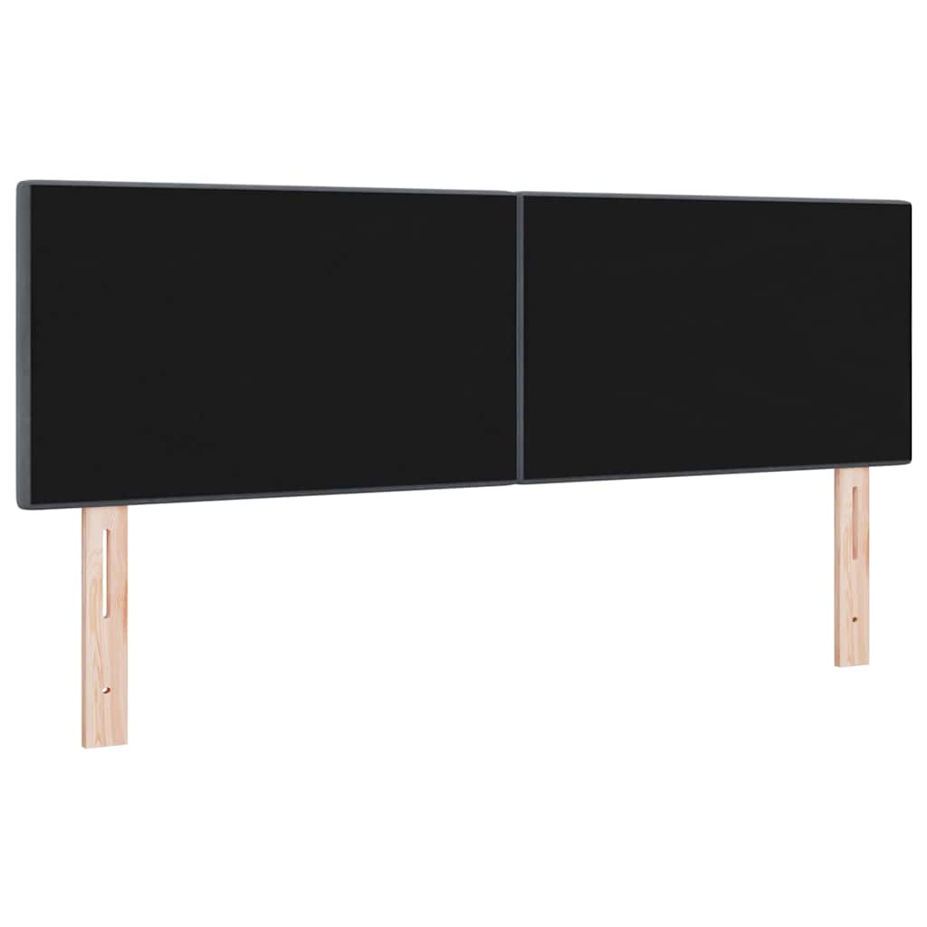 Kopfteil Dunkelgrau 160 cm Samt