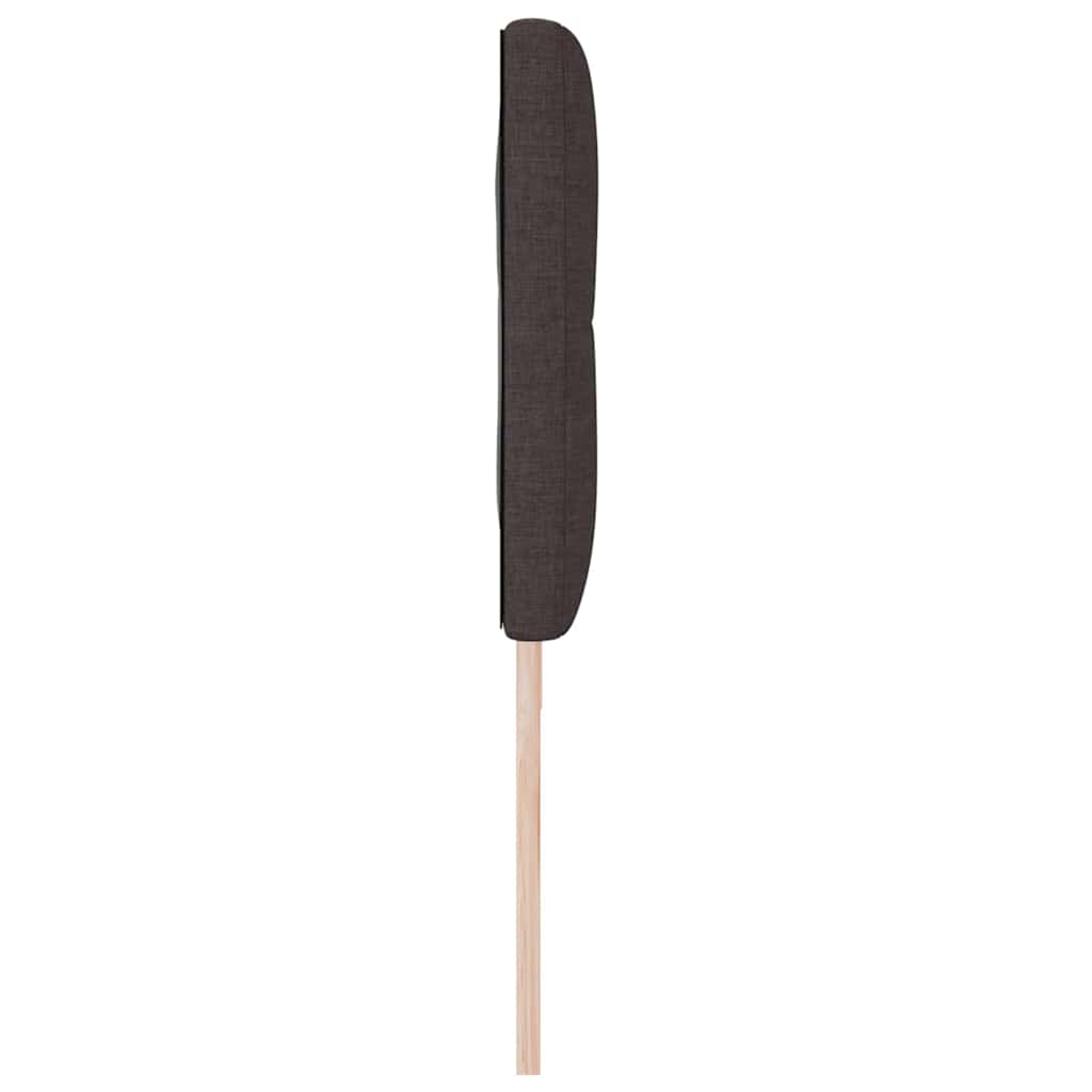 Höhenverstellbares Kopfteil Dunkelbraun 180 cm Stoff