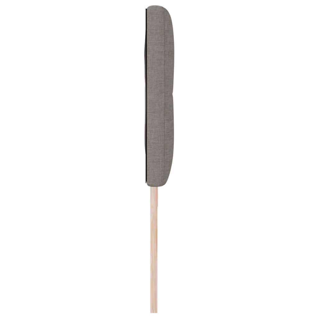 Höhenverstellbares Kopfteil mit Kopfteil Taupe 180 cm Stoff