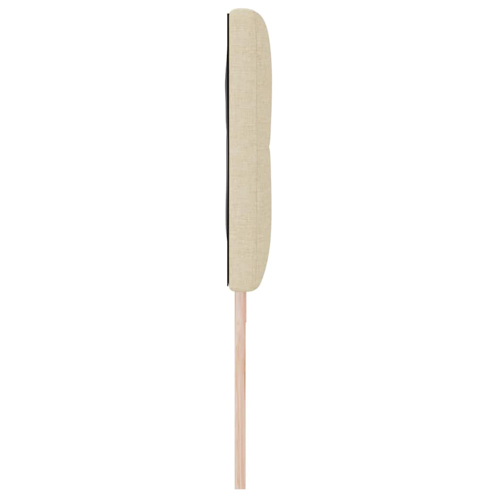 Höhenverstellbares Kopfteil mit Kopfteil Creme 180 cm Stoff