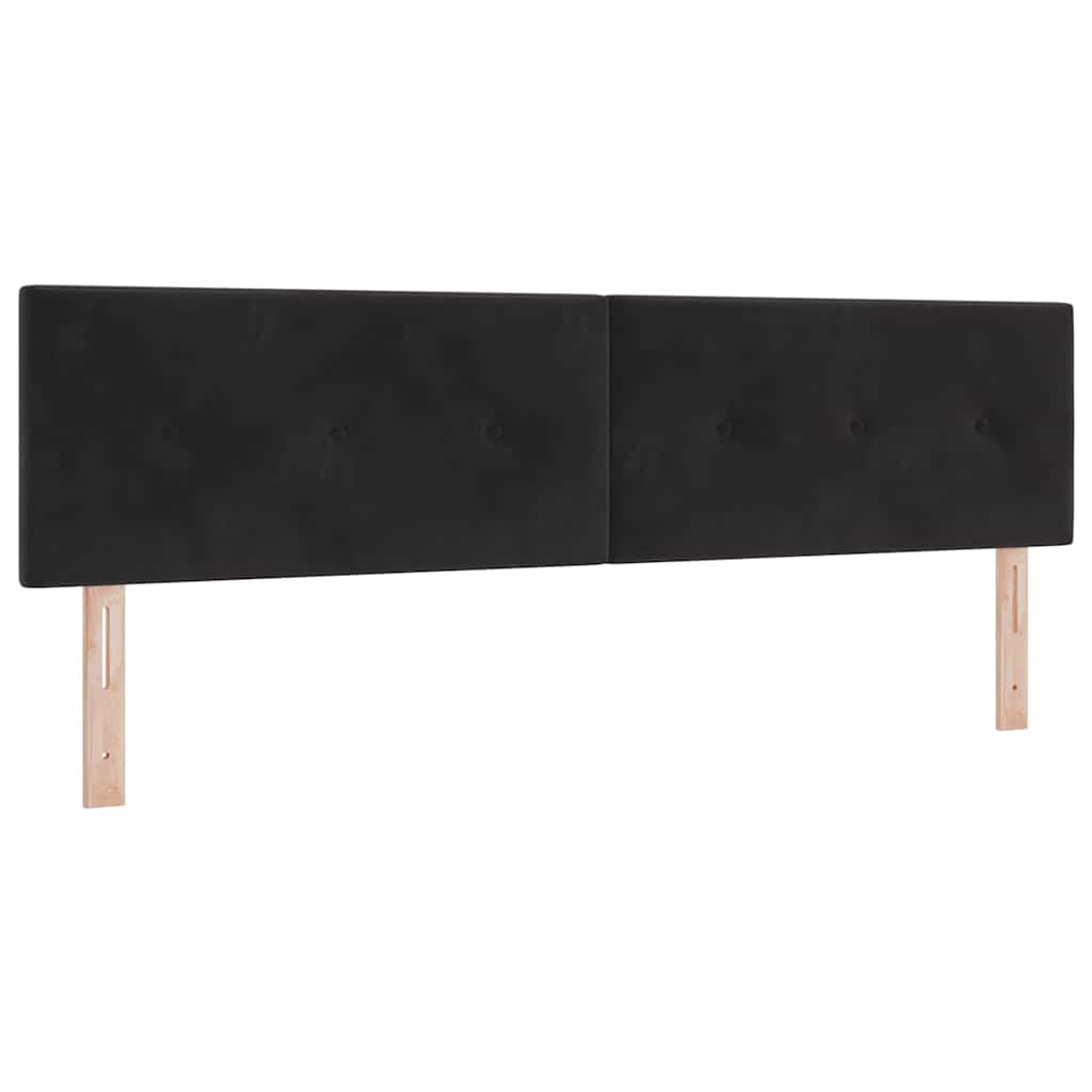 Kopfteil Schwarz 180 cm Samt