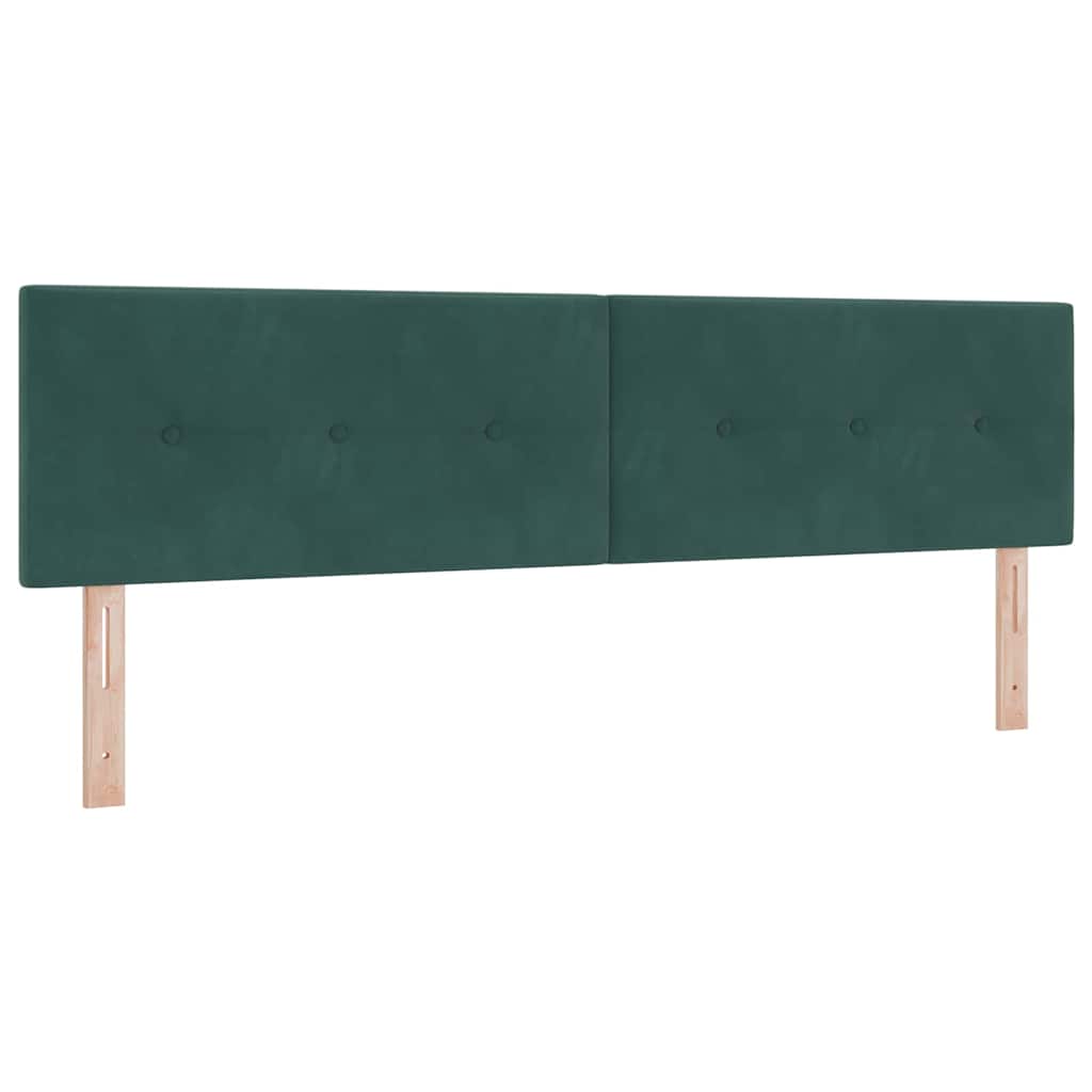 Kopfteil Dunkelgrün 180 cm Samt