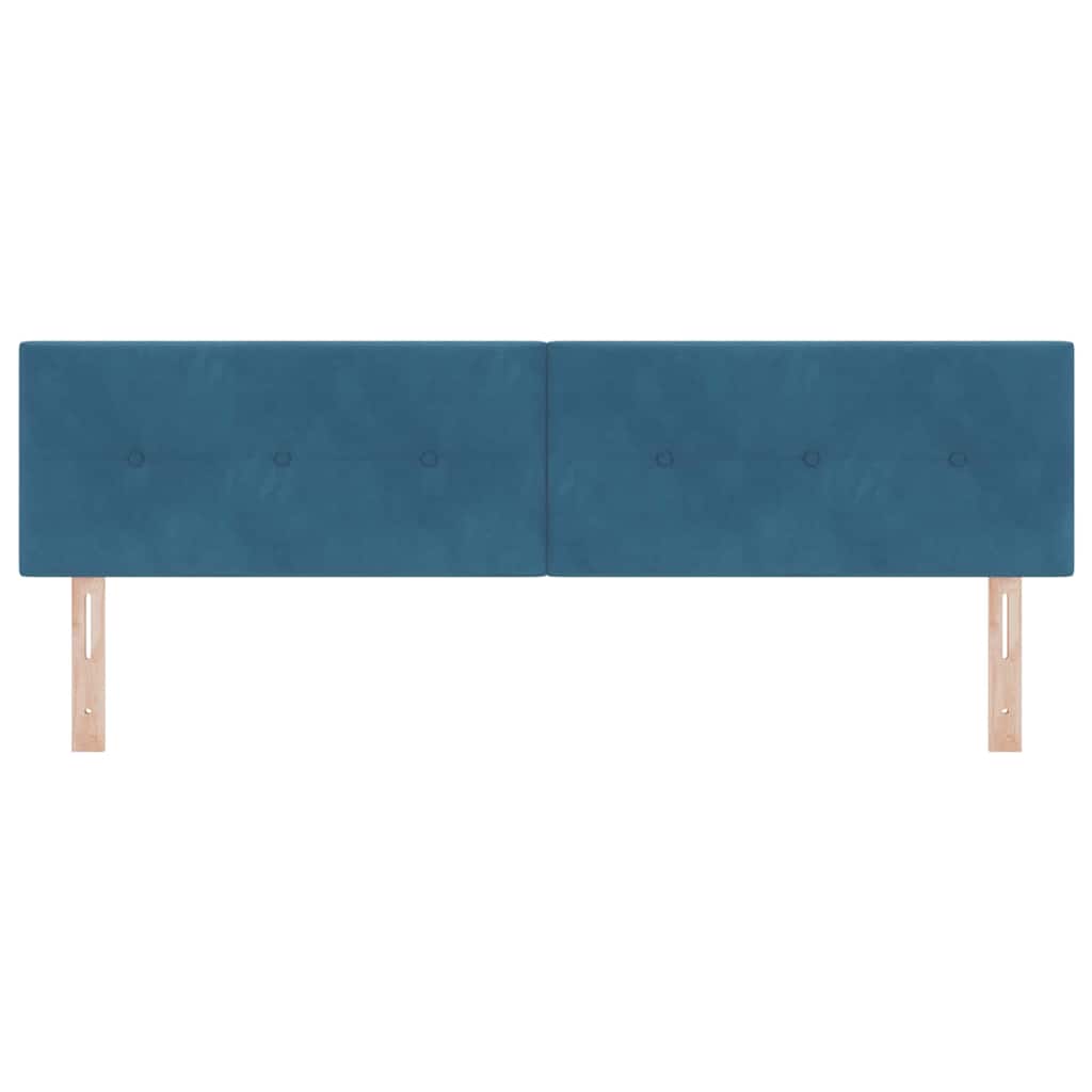 Kopfteil Dunkelblau 180 cm Samt