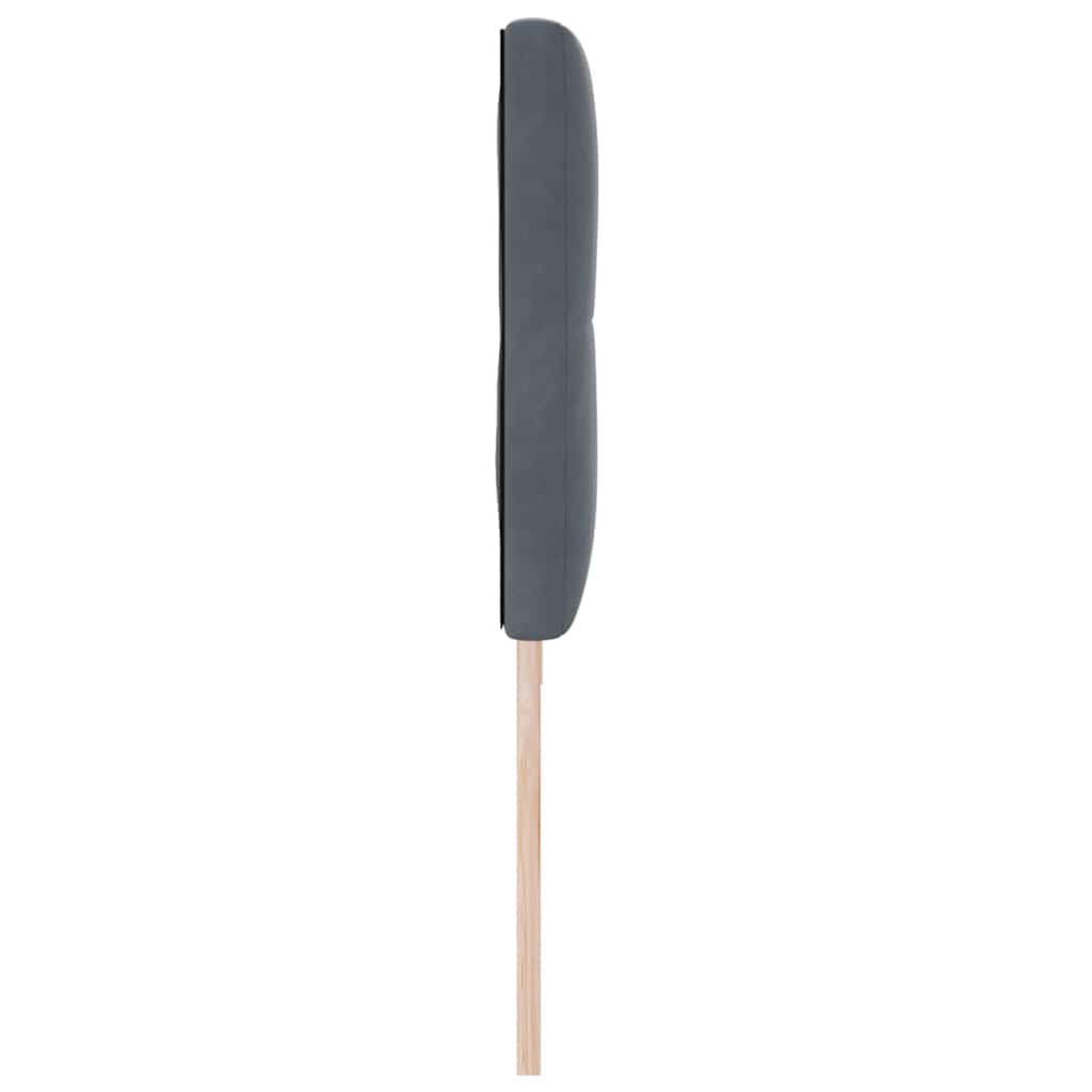 Kopfteil Dunkelgrau 200 cm Samt