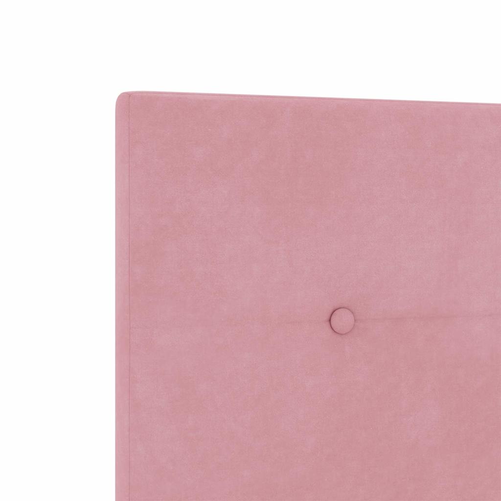Kopfteil Rosa 200 cm Samt