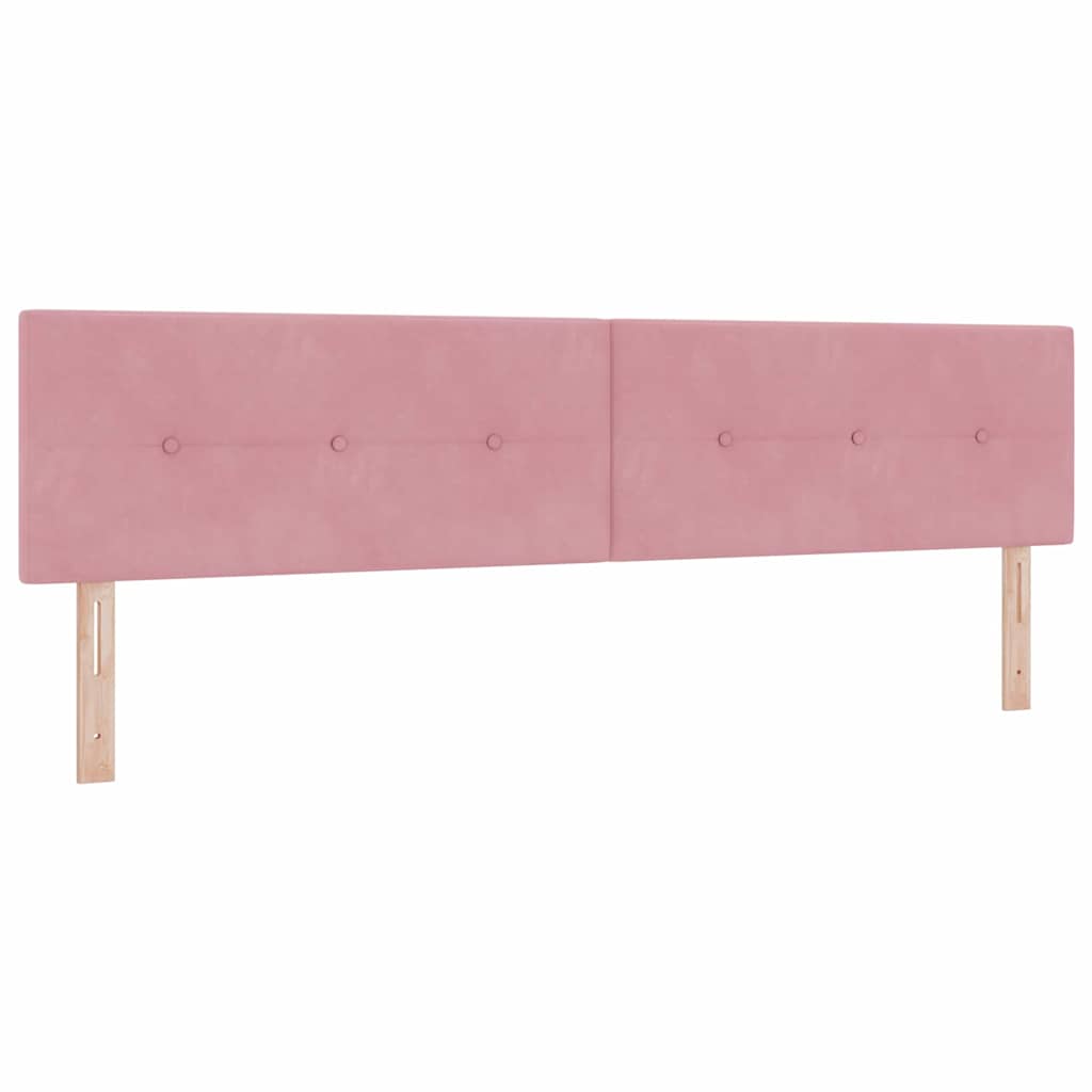Kopfteil Rosa 200 cm Samt